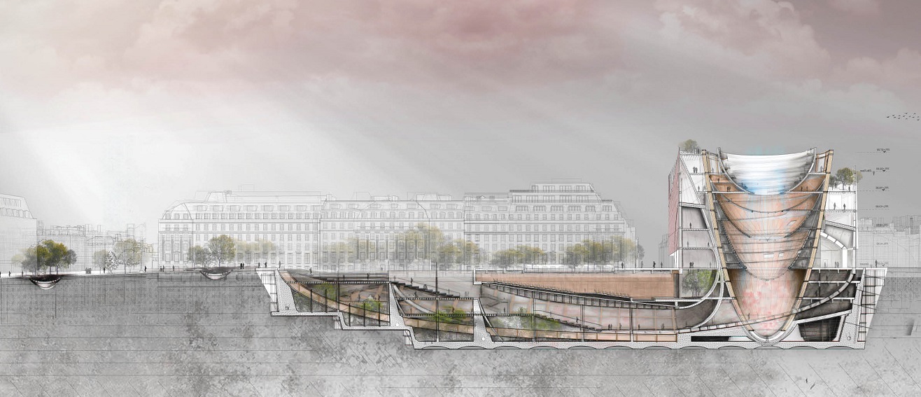 digital image of architecture project